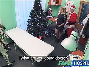 FakeHospital doc Santa jizzes two times this year