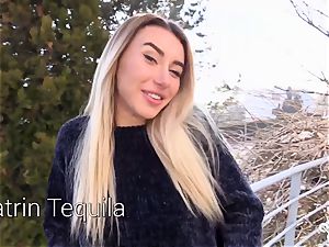 QUEST FOR ejaculation - Russian Katrin Tequila milks