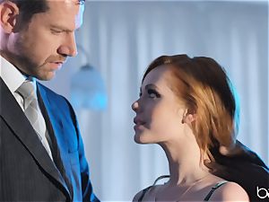 big black cock for wild red-haired Ella Huhges